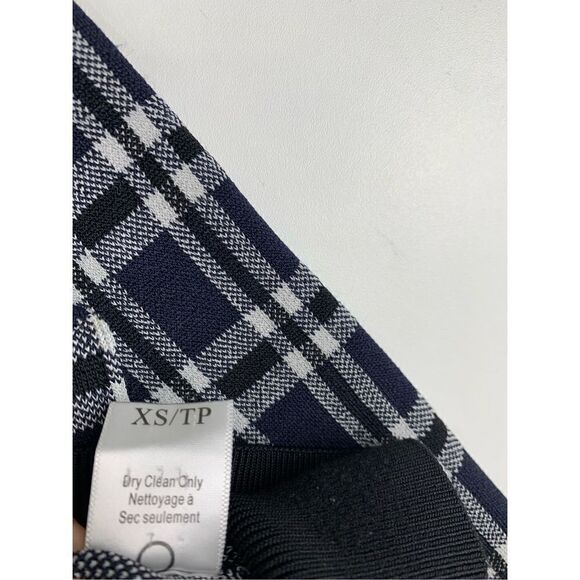 A.L.C. Synthetic Diggs Long-Sleeve Plaid Sweater Women’s Size XS - Picture 5 of 6